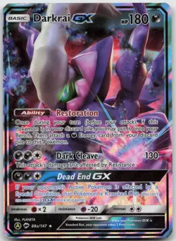 Darkrai GX 88A/147 Holo Promo Alternate Art Promos Pokemon TCG MP - Image 1