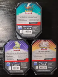Pokemon TCG Triple Whammy Tin Sealed Darkrai, Tyranitar and Slaking Set Of 3 - - Image 3
