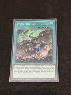 Void Unleashing BLGG-EN025 Secret Rare | Yu-Gi-Oh! TCG - Image 1