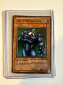 1996 Kazuki Takahashi Yu-Gi-Oh! Hiro's Shadow Scout Dark #SDP-019 - Image 1