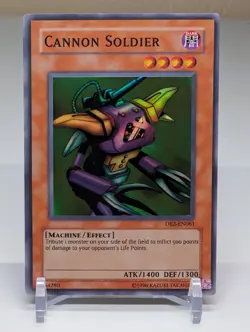 Cannon Soldier DB2-EN061 Super Rare Holo Dark Beginnings Vol 2 LP - Image 1