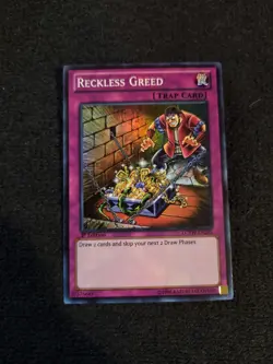 1x Yu-Gi-Oh! Reckless Greed - LCYW-EN285 - Super Rare - 1st Edition - NM - Image 1