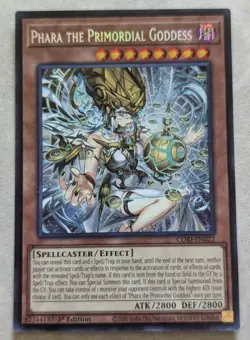 Phara the Primordial Goddess - CORI-EN022 - Secret Rare YuGiOh - Image 1