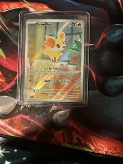 Nintendo Pokemon TCG Fennekin 080 Mega Evolution Promo Holo English 2026 70 HP - Image 1