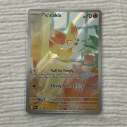 Nintendo Fennekin 080 Pokemon TCG Mega Evolution Promo English Holo Promo HP 70 - Image 1