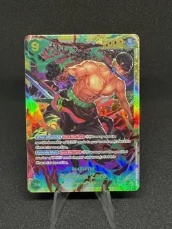 One Piece Wings of the Captian•Roronoa Zoro• •OP06-118• Secret Rare - Image 1
