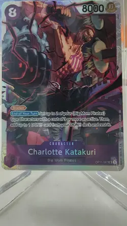Charlotte Katakuri OP11-067 Super Rare A Fist of Divine Speed One Piece x 2 - Image 1