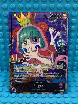 One Piece TCG Sugar OP10-003 Royal Blood Leader Alternate Art - Image 1