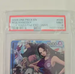 2025 One Piece EN Boa Hancock PSA Magazine Exclusive #038 PSA 9 MINT - Image 2
