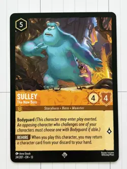 Sulley The New Boss 24/207 Disney Lorcana EN 13 Attack of the Vine - Image 1