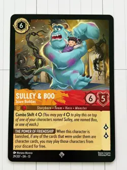 Sulley & Boo 29/207 Disney Lorcana EN 13 Attack of the Vine - Image 1