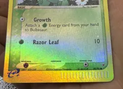 Pokemon Bulbasaur 39/95 Team Magma Vs Team Aqua Reverse Holo English TCG WOTC MP - Image 3