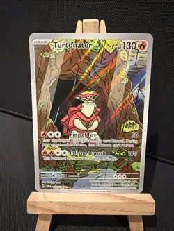 Pokemon TCG Turtonator Stellar Crown Illustration Rare Card 146/142 NM Condition - Image 1