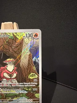 Pokemon TCG Turtonator Stellar Crown Illustration Rare Card 146/142 NM Condition - Image 3