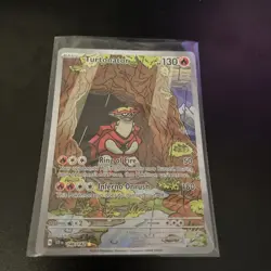 Pokemon TCG Turtonator Stellar Crown Illustration Rare Card 146/142 NM Condition - Image 1