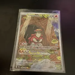 Pokemon TCG Turtonator Stellar Crown Illustration Rare Card 146/142 NM Condition - Image 3
