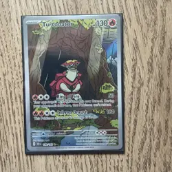 Pokemon TCG Turtonator Stellar Crown Illustration Rare Card 146/142 NM Condition - Image 1