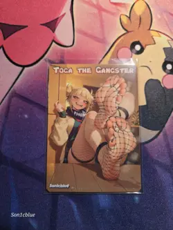 Himiko Toga My Hero Academia Custom Glow Waifu Card Feet Fan Art 6 - Image 1