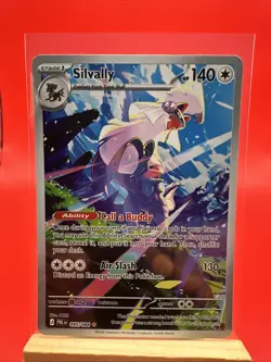 Pokemon TCG Silvally 095/084 Me05: Pitch Black Illustration Rare NM Card - Image 1