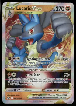 2019 Lucario VSTAR - SWSH214 Promo Holo LP SWSH: Sword & Shield Promo Cards - Image 1
