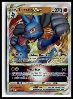 SWSH: Sword & Shield Promo Cards #SWSH214 Lucario VSTAR - Image 1