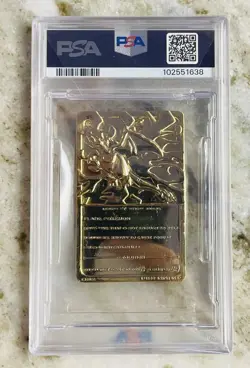1999 Burger King Pokemon 23K Plated Gold CHARIZARD Card, Box, COA & Ball - PSA 8 - Image 2