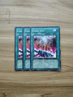 Yu-Gi-Oh! - Chaos End 3X - Full Playset Of Cards - Image 1