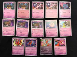Pokemon Psychic Card Lot 14 Mewtwo Deoxys Phantump Pumpkaboo - Image 1