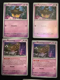 Pokemon Psychic Card Lot 14 Mewtwo Deoxys Phantump Pumpkaboo - Image 2