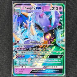 Toxapex GX - 57/145 - Ultra Rare - Guardians Rising - Pokemon Card - HP - Image 1