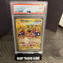2023 Pokemon OBF EN Obsidian Flames Hyper Rare Charizard Ex PSA 9 - Image 1