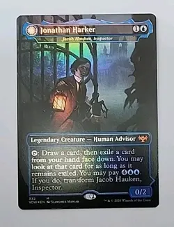 Jonathan Harker - Jacob Hauken, Inspector Innistrad: Crimson Vow Foil MTG - Image 1