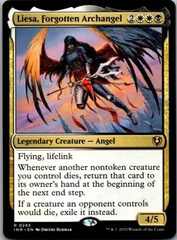 Liesa, Forgotten Archangel 243 Rare Innistrad Remastered Magic: The Gathering LP - Image 1