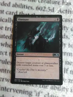 Magic the gathering Eliminate double print misprint - Image 1