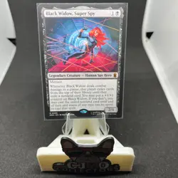Black Widow, Super Spy 89 Mythic Marvel Super Heroes Magic: The Gathering NM - Image 1