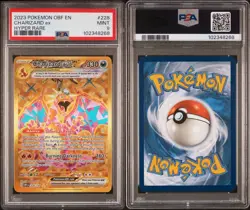 Charizard EX Hyper Rare PSA 9 2023 Pokemon Obf En-Obsidian Flames 228/197 - Image 2