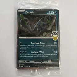 Pokemon TCG Pitch Black GameStop EB Games Promo Card Zarude 056/084 Sealed - Image 1