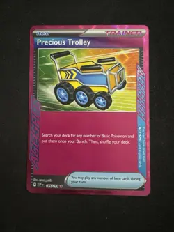 Precious Trolley 185/191 Sv08: Surging Sparks (ACE SPEC Rare) Pokemon Eng 2024 - Image 1