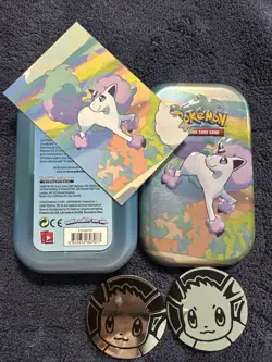 Pokemon Trading Card Game Galar Pals Mini Tin W/ 1 card Galarian Ponyta #077 - Image 2