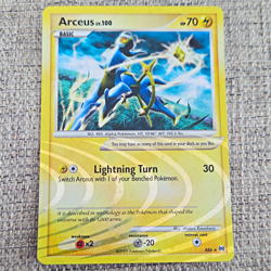 Pokemon Arceus LV.X AR6 Arceus Holo Rare Basic 70HP ENG 2009 - Image 1