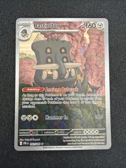 Bastiodon 093/084 Illustration Rare Holo ME05: Pitch Black Pokemon TCG- NM #LA2 - Image 1