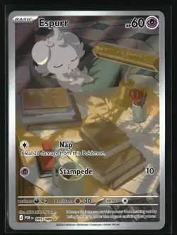 Pokemon TCG Espurr Illustration Rare IR 095/088 English Perfect Order mic1 - Image 1