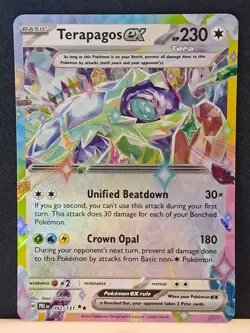 Terapagos ex 092/131 Prismatic Evolutions Holo Double Rare Pokemon TCG NM - Image 2