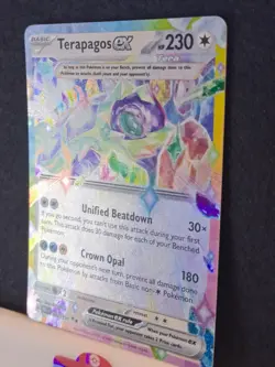 Terapagos ex 092/131 Prismatic Evolutions Holo Double Rare Pokemon TCG NM - Image 3