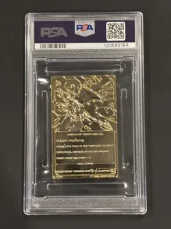 1999 BURGER KING POKEMON GOLD CARDS CHARIZARD PSA 7 - Image 2