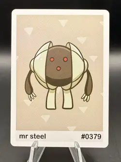 Pookiemoot Gen 3 - Mr Steel (Registeel) #0379 - Pokemon Fan Art Non TCG - Image 1