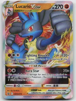 Lucario VSTAR SWSH214 Holo Sword & Shield Promo Pokemon NM 379 - Image 1