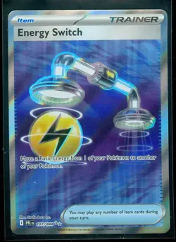 Pokemon ENERGY SWITCH 107/084 - Pitch Black - RARE FULL ART - MINT - Image 1