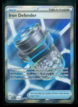 Pokemon IRON DEFENDER 110/084 - Pitch Black - RARE FULL ART - MINT - Image 1