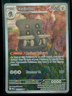 Pokemon BASTIODON 093/084 - Pitch Black - ILLUSTRATION RARE - MINT - Image 1